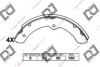 DJ PARTS BS1186 Brake Shoe Set